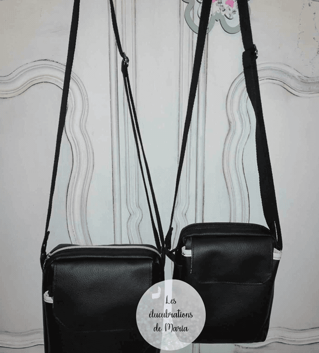 Sacoche homme en simili cuir noir - Elégance et fonctionnalité